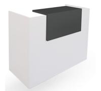 OFILIKE. Mostrador Basic. Ideal para Oficina. y Recepción Fácil Montaje. (Gris Grafito) (100cm Ancho)