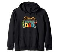 O'Fishally Going To Be A Dad Funny Fishing Anuncio Sudadera con Capucha