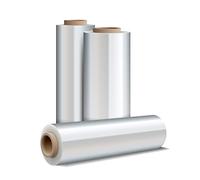 OFITURIA 12x Mini Rollos de Film Transparente para Embalar Pequeños de 100 mm x 100 Metros de Longitud - Rollos de Film Elástico Manual para Embalaje