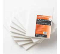 OFITURIA Cartón Pluma Blanco A3 Adhesivo (29.7x42 cm) Pack 12 ud, Plancha de Poliestireno Expandido Ligero y Rígido, Foamboard Multiusos de Fácil Corte, para Manualidades y Maquetas, 5 mm
