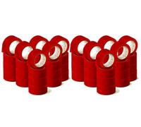 OFITURIA Cinta Adhesiva, color Rojo, Cinta para Embalaje y Organizar tus Cajas y Envíos, Ideal para Manualidades y Decoración, Precinto de Colores Vibrantes 66 mt x 48 mm (48 und. - Rojo)