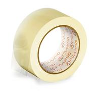 OFITURIA Cinta Adhesiva de Embalar Transparente para Embalaje de Cajas de Cartón de Envíos y Mudanzas. Precinto para Empaquetados Seguros y Resistentes (48 cms x 60 mts - Transparente, 36 Rollos)