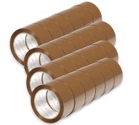 OFITURIA Cinta de Embalar, Cinta Adhesiva Marrón, Cinta para Embalaje de Cajas Mudanza y Envíos, Cinta Adhesiva para Embalar, Precinto Embalar Seguro y Resistente (38mmx66m, 24 cintas)