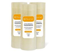 OFITURIA Cinta Transparente, Rollos de Celo Adhesivo Transparente, Cinta Adhesiva para Uso Personal, Doméstico o Profesional. Dimensiones 19 mm x 33 m (24 rollos)