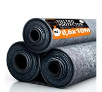 OFITURIA Fieltro Protector de Suelo 60 cm x 10 m, 180 g/m², Pack 3 uds, Ideal para Proteger Suelos en Pintura, reformas, Obras y mudanzas (60cmx10m, 3 uds)