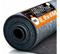 OFITURIA Fieltro Protector de Suelo 90 cm x 4 m, 180 g/m², Pack 1 ud, Ideal para Proteger Suelos en Pintura, reformas, Obras y mudanzas (90cmx4m, 1 ud)