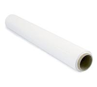 OFITURIA Film para Embalar 50 cm de Ancho y Estirable Hasta 300 Metros de Longitud - Rollo de Film Elástico Manual para Embalaje Industrial (Blanco, 1)