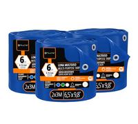 OFITURIA Lona Multiuso Impermeable 2 x 3 m Azul, Pack 3 uds, Ideal para Cubrir y Proteger Muebles y Objetos en Exterior, jardín, Camping y Obras (2x3m, 3 uds)
