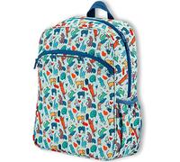OFITURIA Mochila Escolar Niño, Mochila Adaptable a Carro, Tirantes Ergonómicos Acolchados Material Transpirable, Mochila Infantil con Bolsillo Frontal y Bolsillo Lateral (ANIMALS)