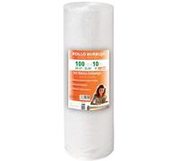 OFITURIA Papel Burbujas Embalaje 100cm x 10m - Kit Básico Embalaje Papel Burbuja Transparente y Flexible para Protección de Envíos - Plástico Burbujas Embalaje Reutilizable