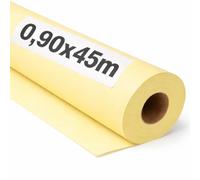 OFITURIA Papel Kraft Amarillo Pastel - Rollo 0,90x45m - 1 Rollo - Papel de Embalaje y Regalo - Manualidades y Patrones de Costura - Resistente y Fácil de Cortar