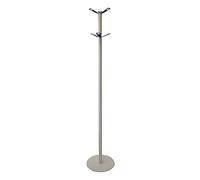 OFITURIA® Perchero de Pie Colgador de Ropa Metálico Color Blanco con 6 Colgadores