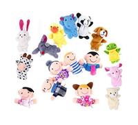 OFKPO 16pcs títeres de Dedo - Marionetas de Animales bebé Surtidas