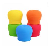 OFKPO 5 Unidades por Paquete Silicona Taza Tapas, Silicón Hace la Taza en la Taza del Sippy de la Derramar-Prueba para los Bebés y los Niños Pequeños