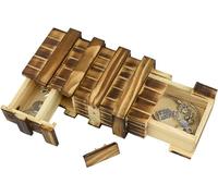 OFKPO Caja de Truco, Caja Mágica de Madera con Cajón Secreto Seguro Adicional