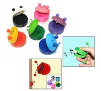 OFKPO Castañuela de Madera, Juguetes de Castañuelas de Madera Stratégica de Instrumentos Musicales para Niños