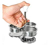 OFKPO Cocedor de Huevos de Acero Inoxidable, Capacidad para 3 Huevos