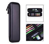 OFKPO EVA Caja de la Pluma, Bolsa de Lápiz Estuche Organizador para Material Papelería, EVA Bolsa de Lápiz para Ejecutivo de la Pluma, Bolígrafo, Lápiz Táctil, Negro (Lápices no Incluidos)