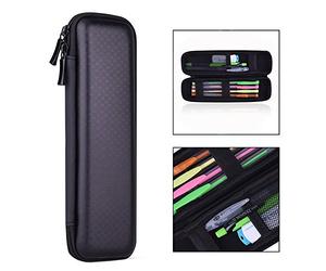 OFKPO EVA Caja de la Pluma, Bolsa de Lápiz Estuche Organizador para Material Papelería, EVA Bolsa de Lápiz para Ejecutivo de la Pluma, Bolígrafo, Lápiz Táctil, Negro (Lápices no Incluidos)