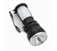 OFKPO - Linterna para camping portátil y plegable, uso exterior, recarga USB y solar, para senderismo y camping