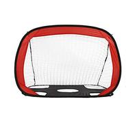 OFKPO Portería de Fútbol para Niños, Portería de Fútbol Infantil Portátil y Plegable, Portería Pared Tamaño de 110x75x75cm, Fácil de Guardar Indoor & Outdoor Sport Práctica y Juegos (Negro y Rojo)