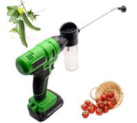 OFNHJK Polinador de Vegetales eléctricos, pulverizador de polinizadores de Vegetales con Boquilla giratoria de 360 °, Herramienta de polinización de Vegetales de Fruta para durazno, Pera, Tomates
