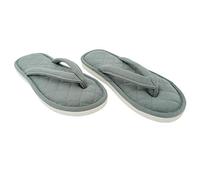 ofoot Zapatillas Mujer casa con chanclas de algodón y spa, Pantuflas de interior de espuma viscoelástica gruesa con punta abierta que absorbe la humedad verano/Otoño