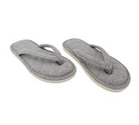 ofoot Zapatillas Mujer casa con chanclas de algodón y spa, Pantuflas de interior de espuma viscoelástica gruesa con punta abierta que absorbe la humedad verano/Otoño