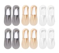 Oforest 3/4/6 Pair Packs Velthentic Socks Invisible Breathable Anti-Slip Socks, Lightweight Breathable (FR/ES, Letras, Talla única, Regular, Regular, 6Pair-D)