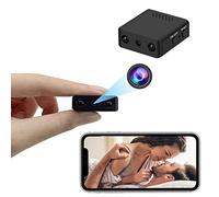 Ofottofo Mini Camara Espia Pequeña Inalámbrica WiFi, 1080p HD Camaras de Vigilancia Ocultas, Cámara de Seguridad, Pequeñas Vista Remota a Través de la Aplicación para Teléfono iOS Android, No Batería