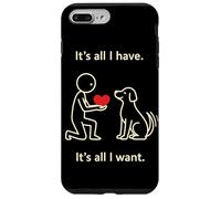 Ofreciendo un diseño Minimalista de Amor para Mascotas de corazón a Perro Carcasa para iPhone 7 Plus/8 Plus