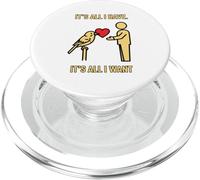 Ofrenda de Aves Corazón Diseño Gráfico PopSockets PopGrip para MagSafe