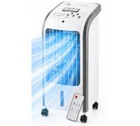 O'FRESH Refrescador de aire, Climatizador Evaporativo, Enfriador de Aire Portatil. Refresca al instante - Mando a distancia - Temporizador - Purifica el aire ambiente de pólenes y contaminantes