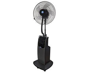 O'FRESH Ventilador nebulizador de agua para interior - 135cm- Antimosquitos - Refresca eficazmente la habitación - Ventilador de pie - Silenciador - Temporizador - Mando a distancia