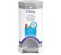 OFT Litter Champ - Sistema de eliminación de Arena para Gatos de plástico sin Olor, 4 galones, Color Gris