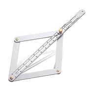 OFUNGO Regla de medición de la Regla del ángulo del localizador de la Herramienta de medición, Regla de ángulo Diagonal de Techo Universal Multifuncional de Techo