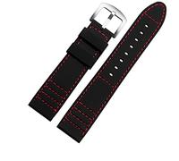 OFWAX Correa más larga de silicona de 20 mm y 22 mm, correa de reloj deportiva de buceo, impermeable, de goma, alargada, accesorio de reloj de repuesto, 22mm, Acetato, No es una piedra preciosa