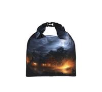 OFYGJFB A Night of Lightning and Thunder - Bolsa de almuerzo con aislamiento superior enrollable, ajustable y a prueba de fugas