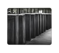 OFYGJFB Alfombrilla cuadrada para mouse con bordes cosidos, 20.1 x 24.1 cm, alfombrilla de mouse pequeña para mouse inalámbrico, alfombrilla de mouse de Berlín de piedra gigante para laptop, juegos