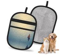 OFYGJFB Guantes reutilizables para eliminar el pelo de mascotas Lost Boat, guantes electrostáticos extra duraderos para múltiples perros y gatos, muebles, alfombras, depilación de asiento de coche