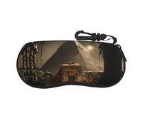 OFYGJFB The Pyramid of the Lost World - Funda de neopreno ultraligera con clip para llaves y protector de arañazos