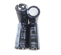 OFYPCURI Condensador de presión GN/GY, 22 x 50 mm, 200 V, 1000 uF, 200 uF, 2 unidades