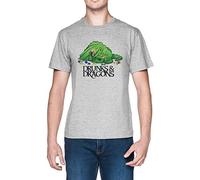 OG Drunk Dragon Gris Hombre Camiseta Tamaño M Grey Men's tee Size M