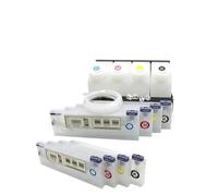 OGBtkLOrs Cartucho de Tinta Recargable con Tanque de 220ML, Sistema Ciss de Tinta a Granel Compatible con Roland VS-640i BN-20 VS-540i VS-300i VS-420 VP-500i SJ-745(8Cartridge 4tank)