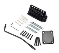 Ogdni Puente de trémolo de guitarra ST vintage de 6 tornillos, 52,5 mm con bloque de acero de 36 mm para reemplazo de guitarra eléctrica Fender Squier/Mexico Strat Stratocaster, color negro