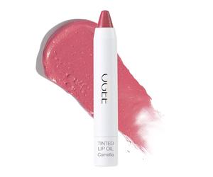 Ogee - Bálsamo labial de color con aceites - Barra de labios orgánica y natural - Protector labial - Camelia (rosa puro)