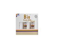 OGER Bio Queratina Gold Set, champú, queratina y acondicionador para el cabello, alisador, nutritivo, set de cuidado del cabello, champú y acondicionador para el cabello, 150 ml, mini juego de 3