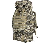 Ogetok Mochila de senderismo de 80 L, mochila grande de supervivencia para hombre, mochila táctica impermeable para hombres y mujeres, mochila militar Molle ligera para viajes al aire libre