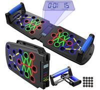 Ogetok Push Up Board 26 en 1 Press Up Bars con contador para Hombres, Empujar Apretones Pressup plegable Manijas Pushup Bar Stand, Inicio Entrenamiento de pecho Fitness Ejercicio Fuerza Equipo de