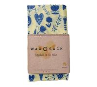 OGF® Waxosack Las bolsas de cera prolongan la frescura del pan, frutas y verduras (M (27 x 33 cm folclore (amarillo y azul))